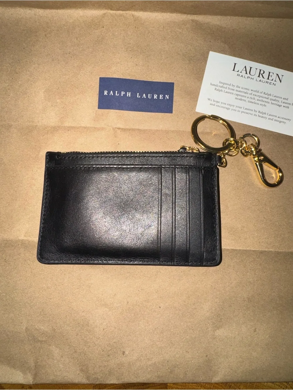 Ralph Lauren compact leather